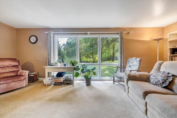 a view of an outdoor space and a yard