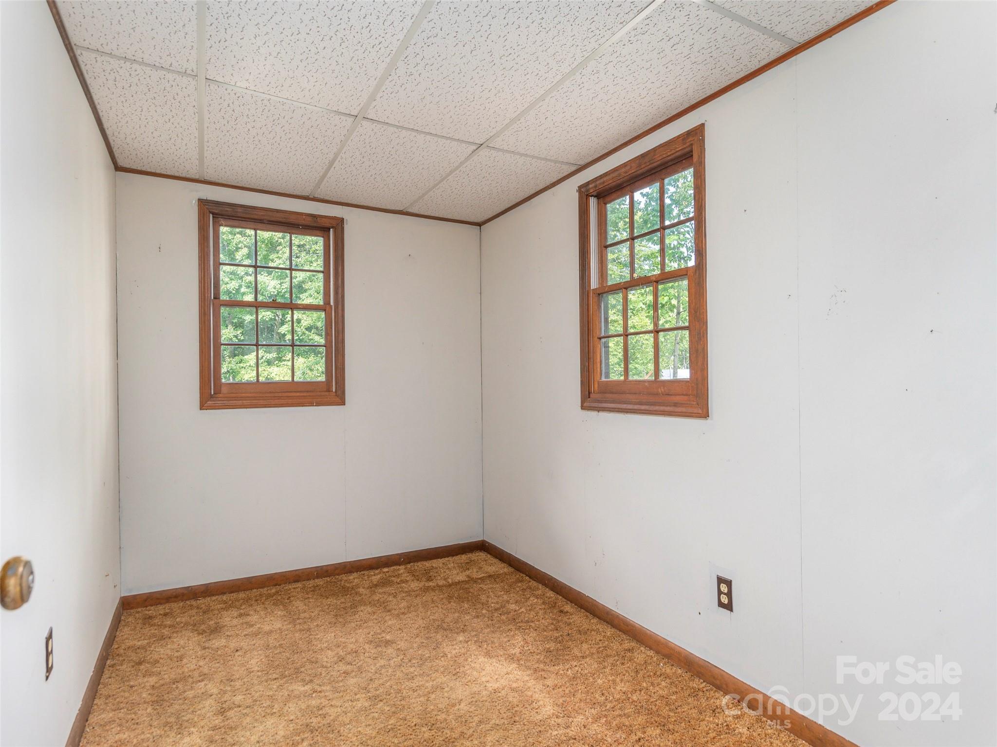 183 Reuben Branch Road Maggie Valley, NC 28751 - Photo 28 of 29 a view of a window in an empty room