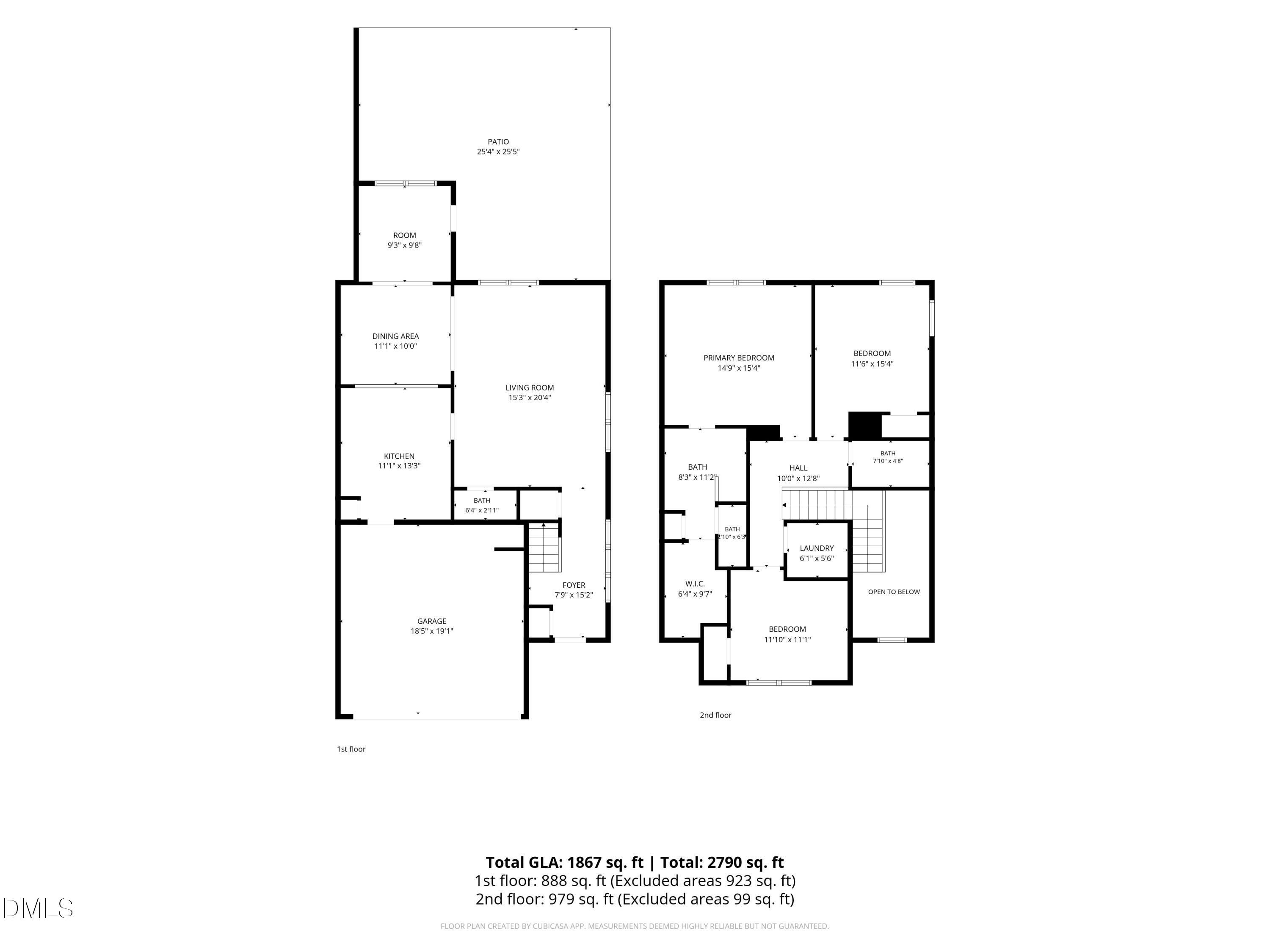 1004 Saffron Loop Durham, NC 27713 - Photo 33 of 33 Floor plan - 1004 Saffron Loop