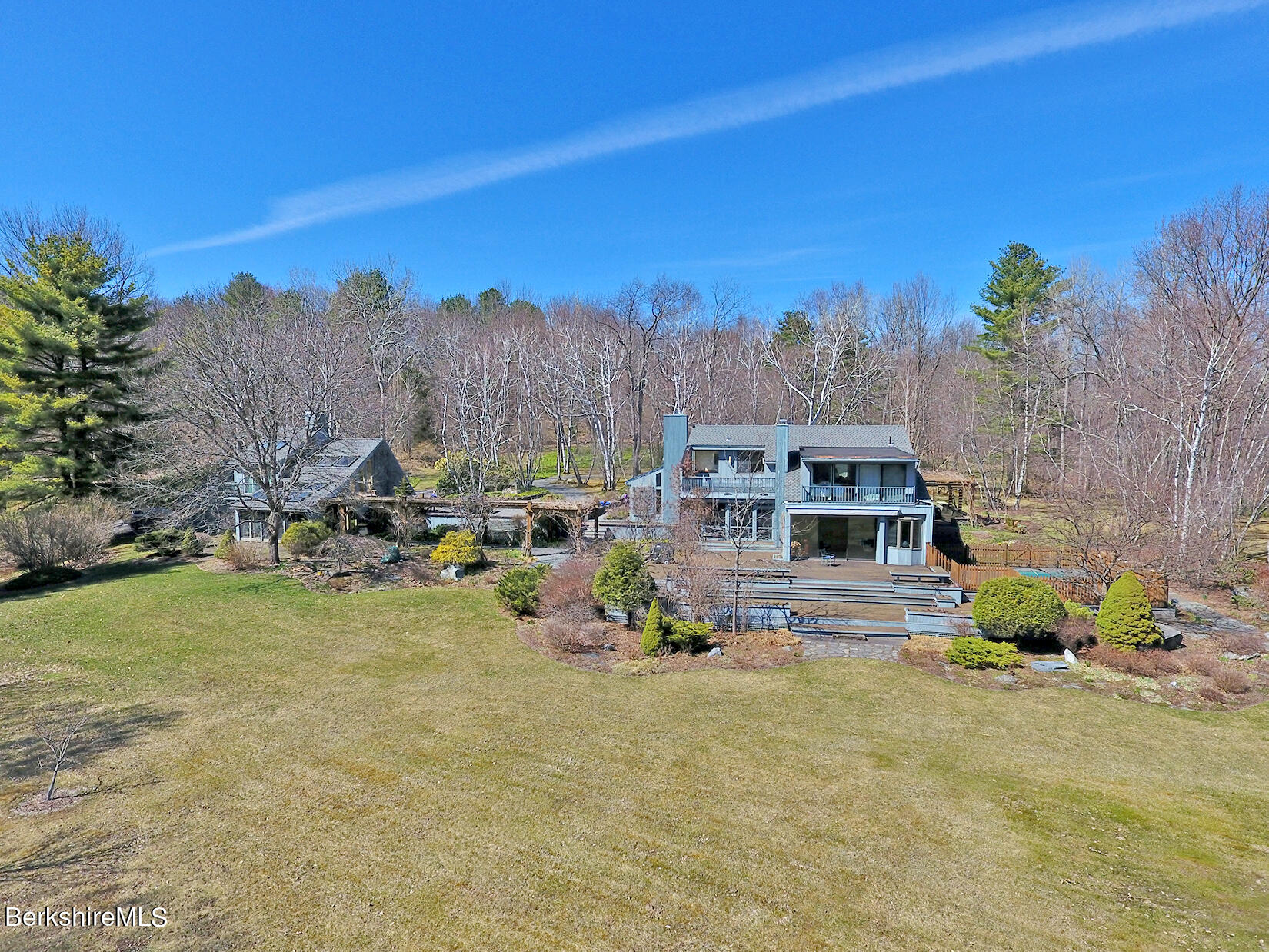 12 Red Rock Road West Stockbridge, MA 01266 - Photo 1 of 31 a view of swimming pool with outdoor seating and plants