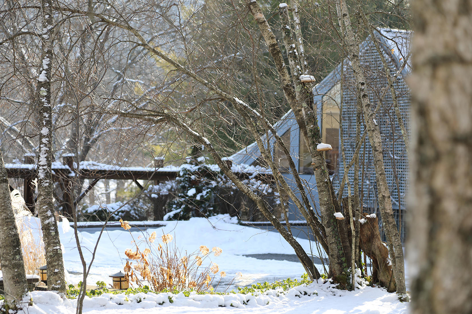 12 Red Rock Road West Stockbridge, MA 01266 - Photo 21 of 31 a view of a backyard of the house