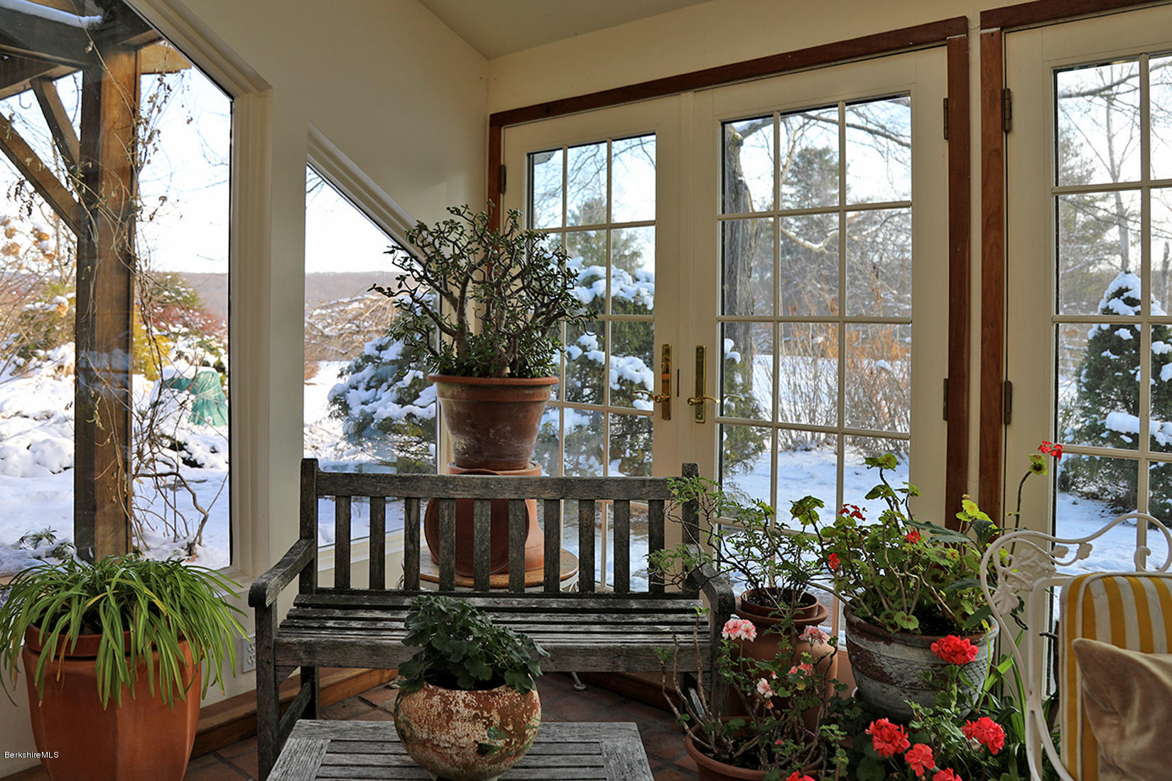 12 Red Rock Road West Stockbridge, MA 01266 - Photo 25 of 31 a living room filled with furniture and a potted plant