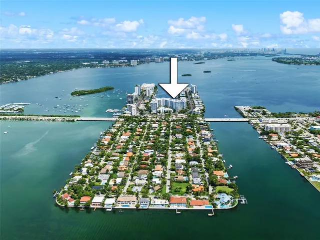 a view of a lake with a big yard