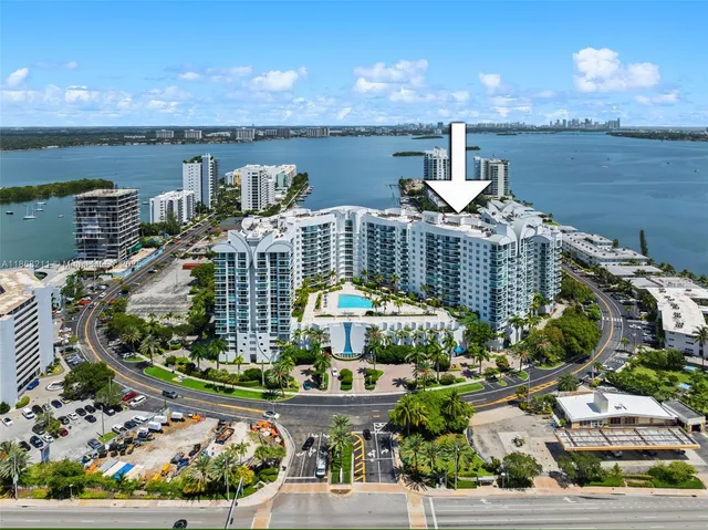 a view of a city with tall buildings