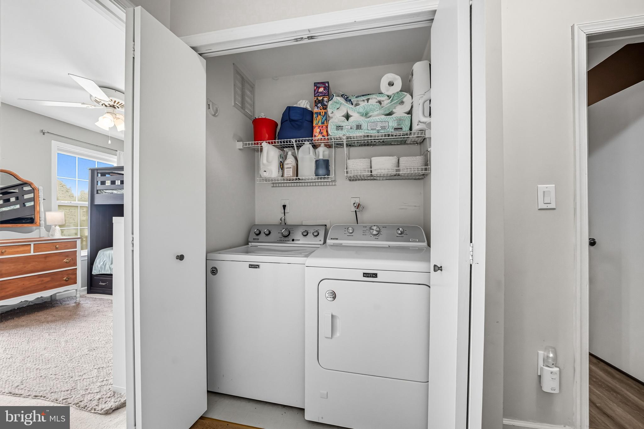 1603 Wharton Road Mount Laurel, NJ 08054 - Photo 21 of 39 a storage room with washer and dryer