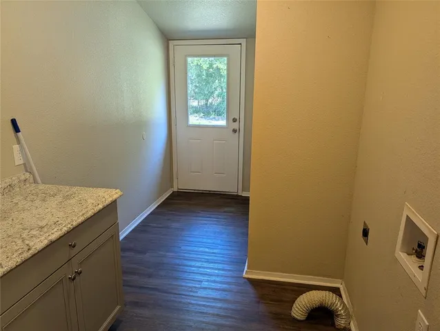 a view of an empty room