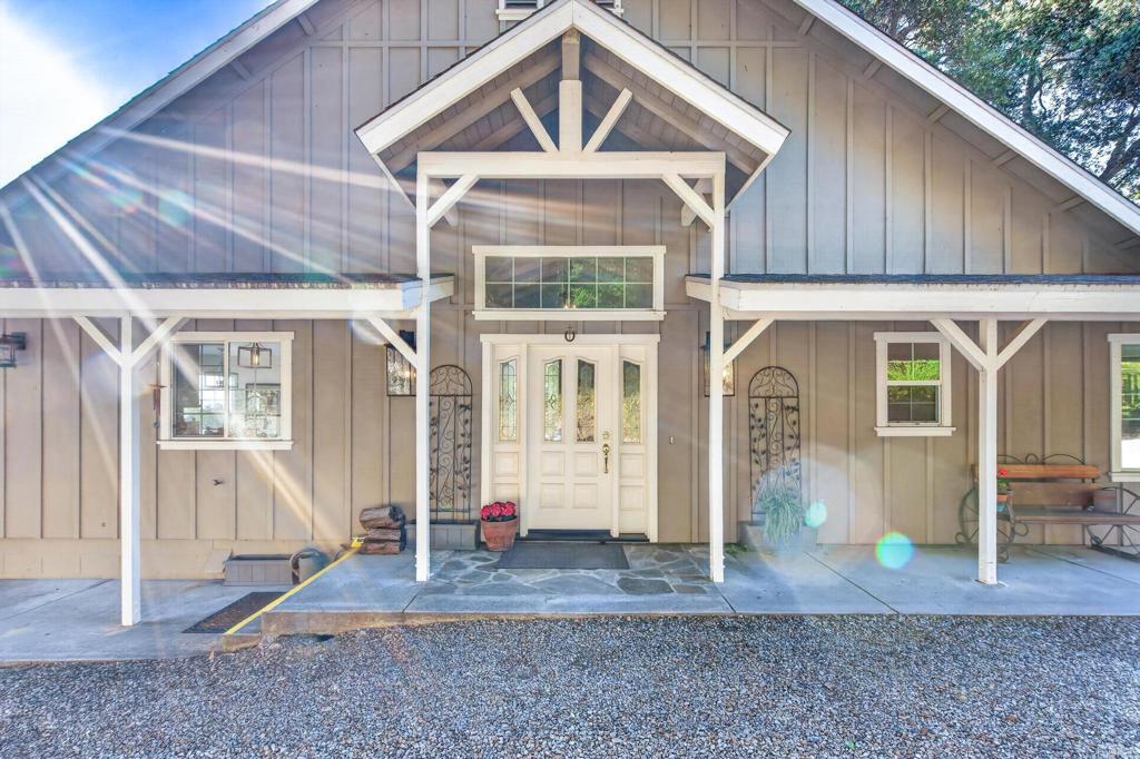 25350 Mesa Grande Road Santa Ysabel, CA 92070 - Photo 11 of 55 a front view of a house with a porch