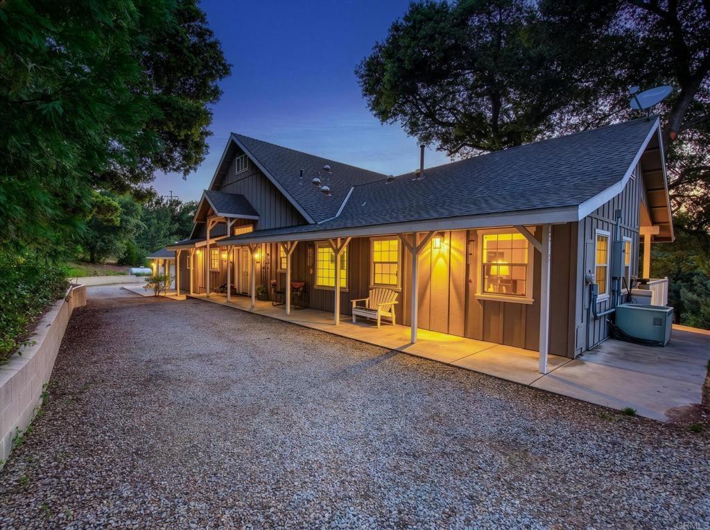 25350 Mesa Grande Road Santa Ysabel, CA 92070 - Photo 3 of 55 a view of a house with backyard and porch