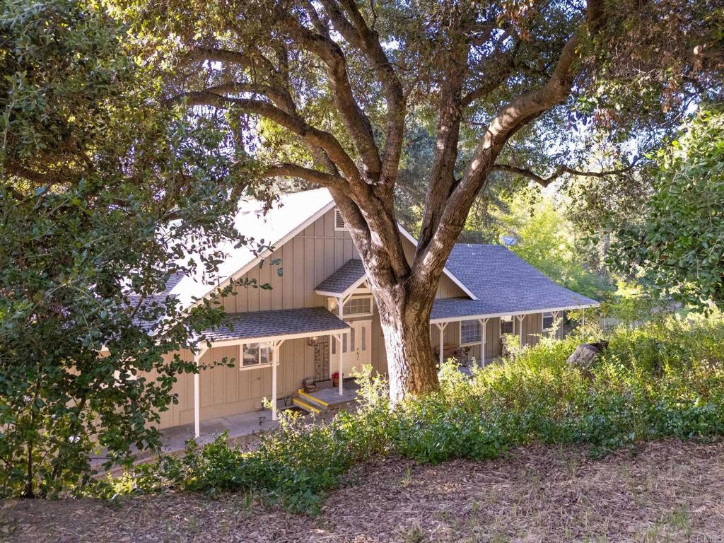 25350 Mesa Grande Road Santa Ysabel, CA 92070 - Photo 52 of 55 a front view of a house with garden