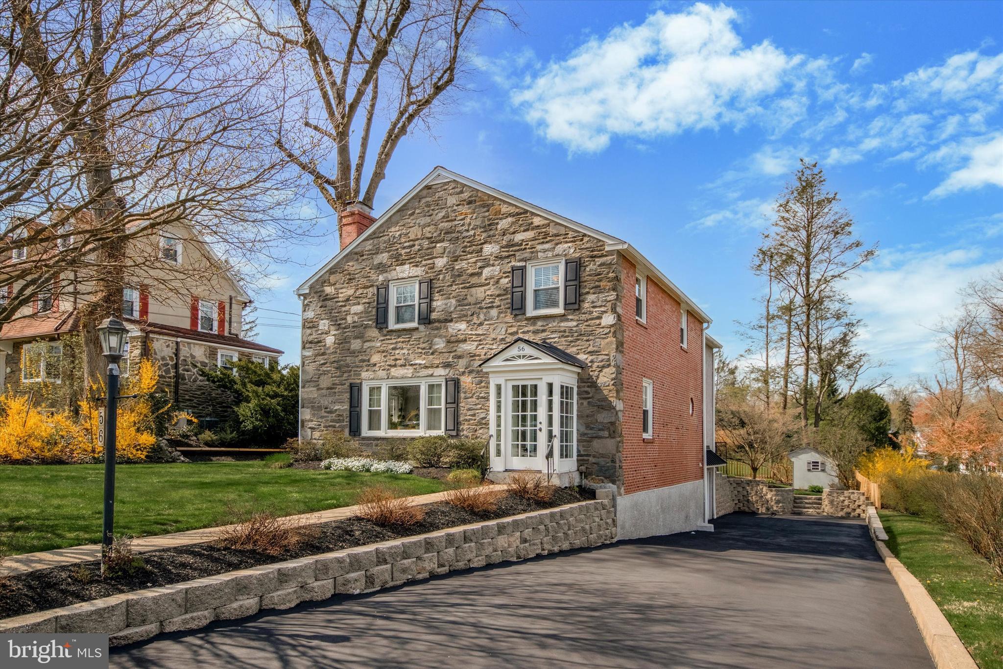 Stunning Stone Colonial with large addition