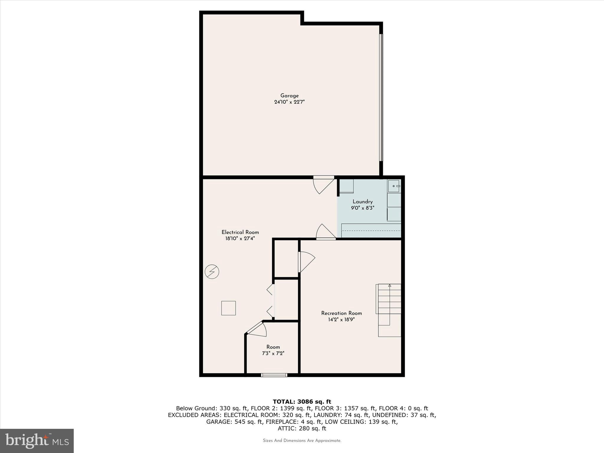 56 Croton Road Wayne, PA 19087 - Photo 27 of 27 Basement floorplans
