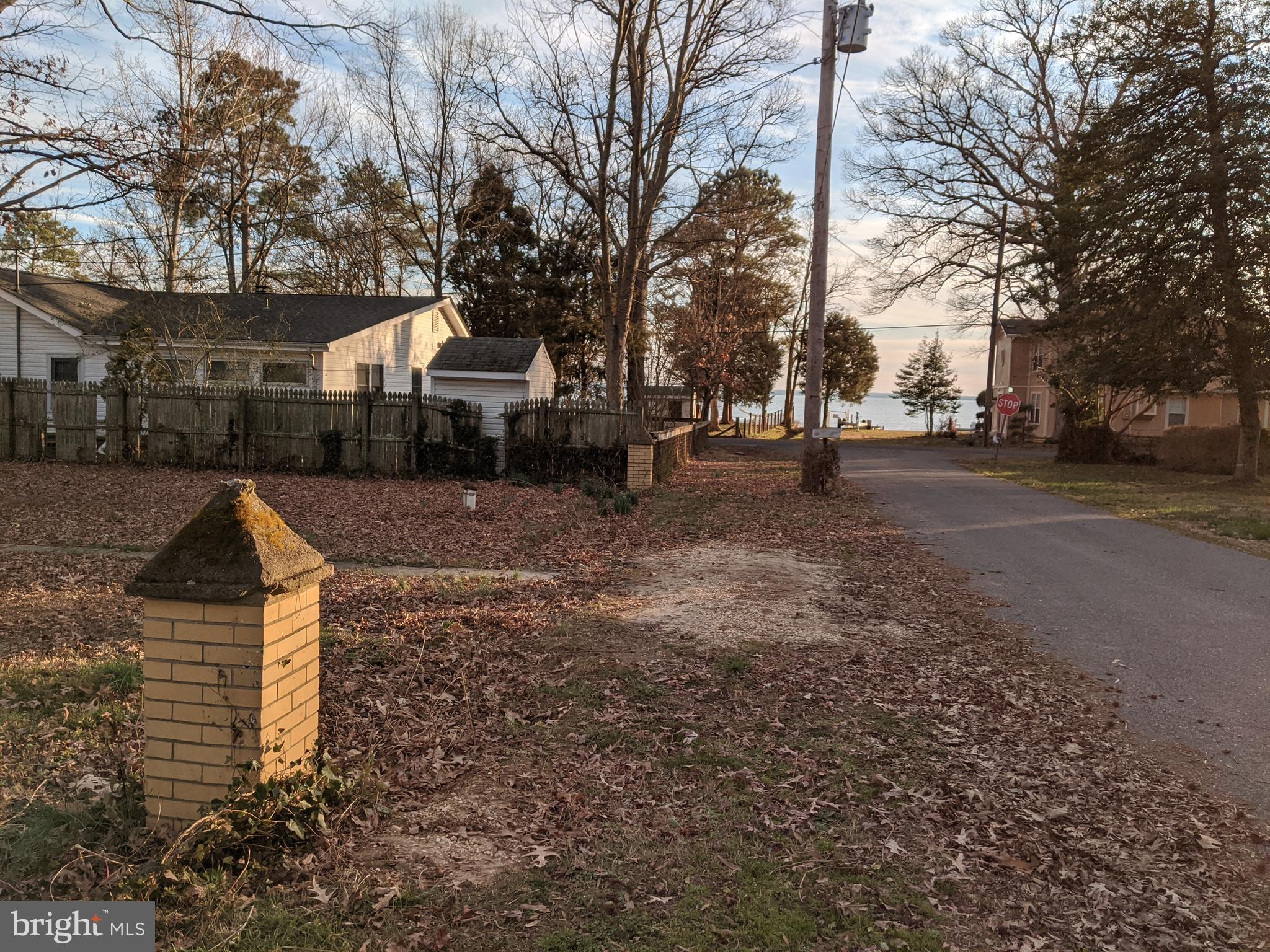 Water view from lot