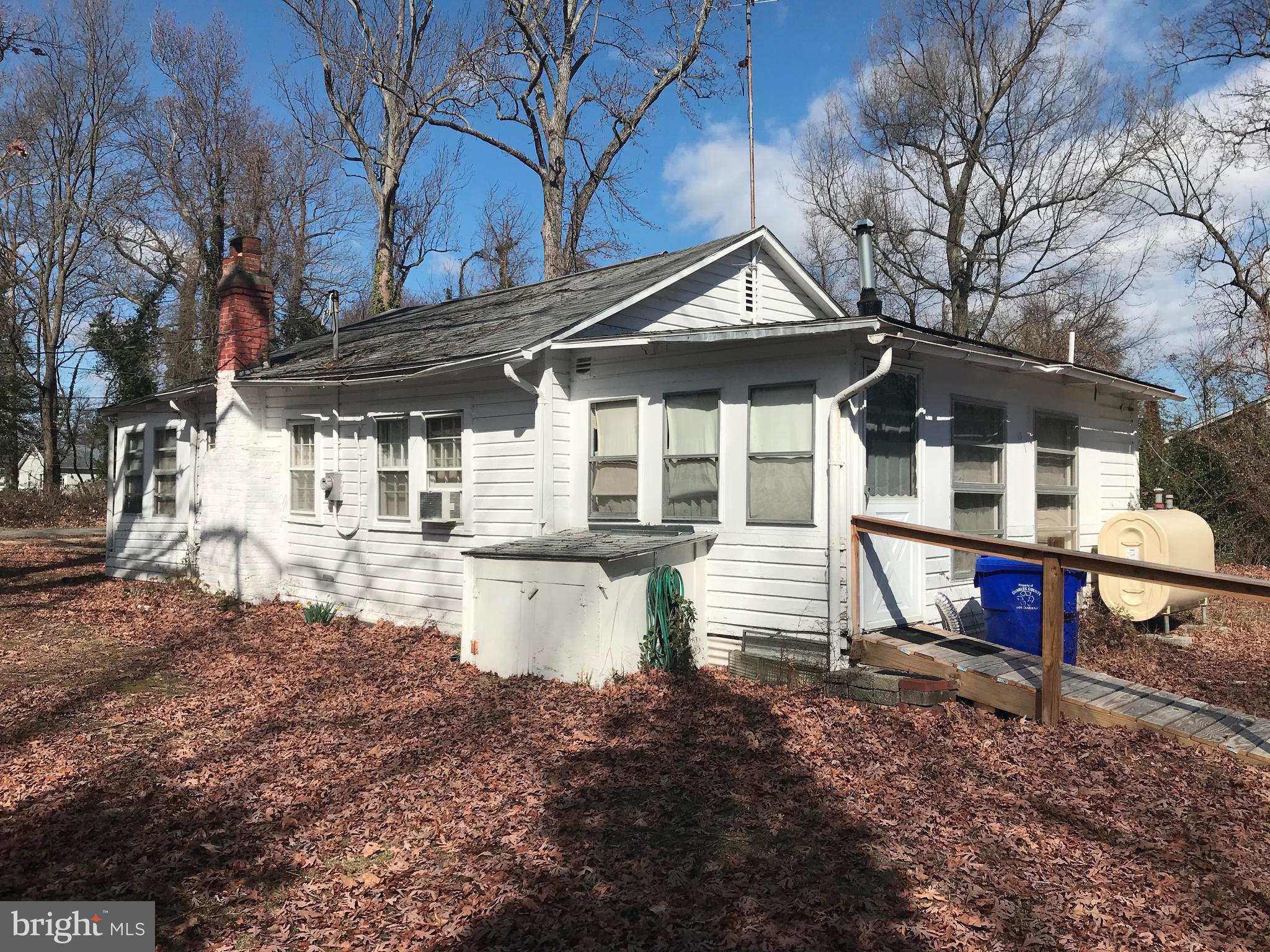Rear left of home
