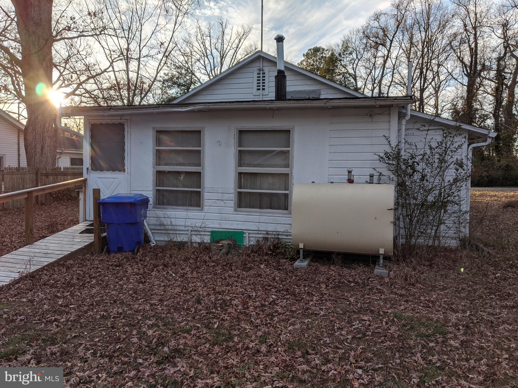 Rear of home