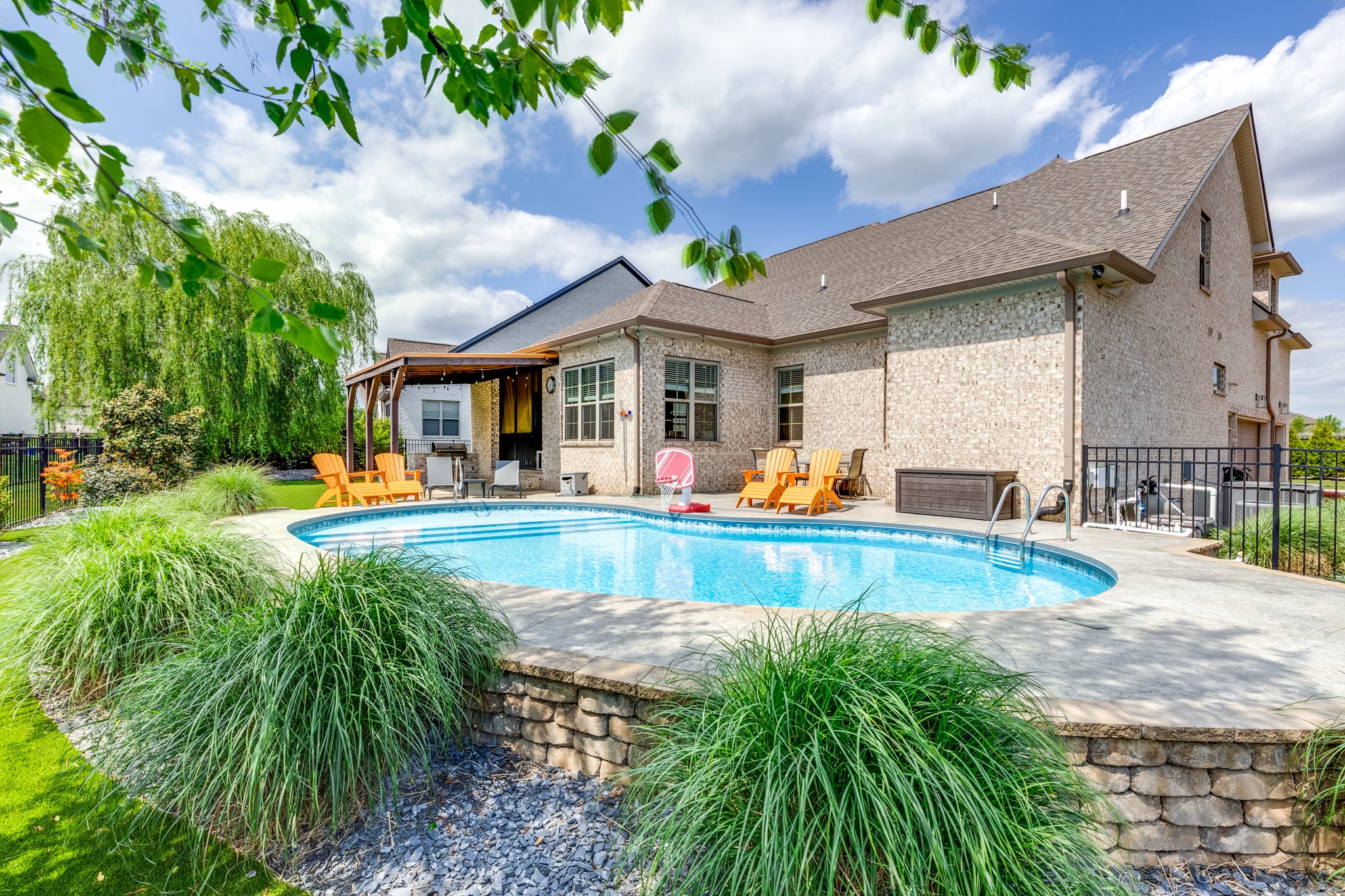 5007 Brill Ln Spring Hill Spring Hill, TN 37174 - Photo 45 of 51 a view of a swimming pool with a patio