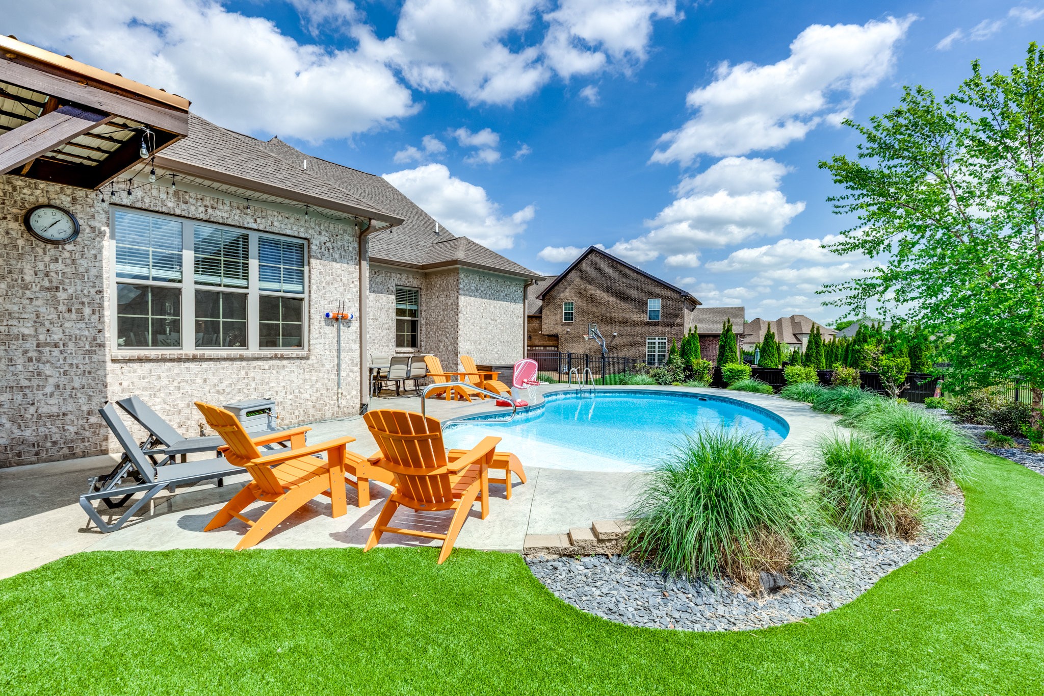 5007 Brill Ln Spring Hill Spring Hill, TN 37174 - Photo 48 of 51 a view of a house with swimming pool and sitting area