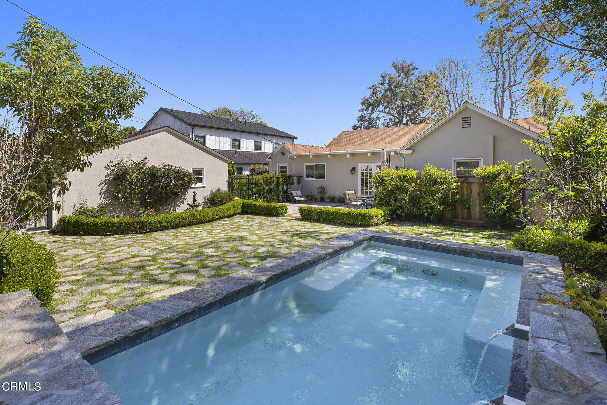 3657 Thorndale Road Pasadena, CA 91107 - Photo 40 of 44 a view of a house with pool plants and a small yard