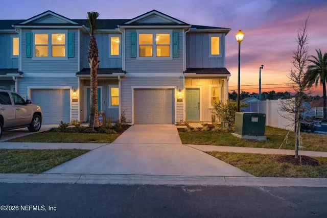 a view of a building with garden