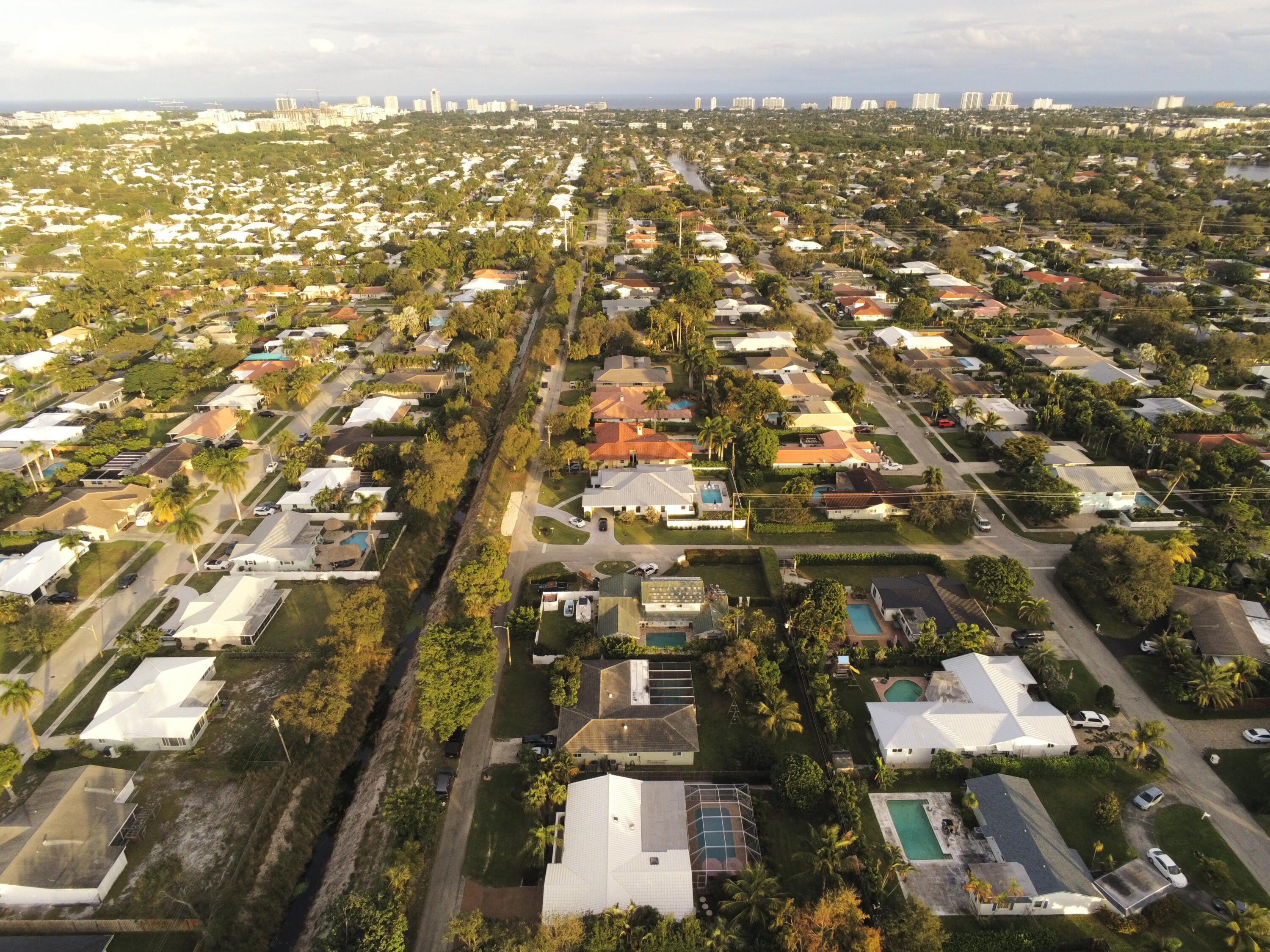 1114 Southwest 14th Drive Boca Raton, FL 33486 - Photo 28 of 28 Aerial Facing East to Ocean