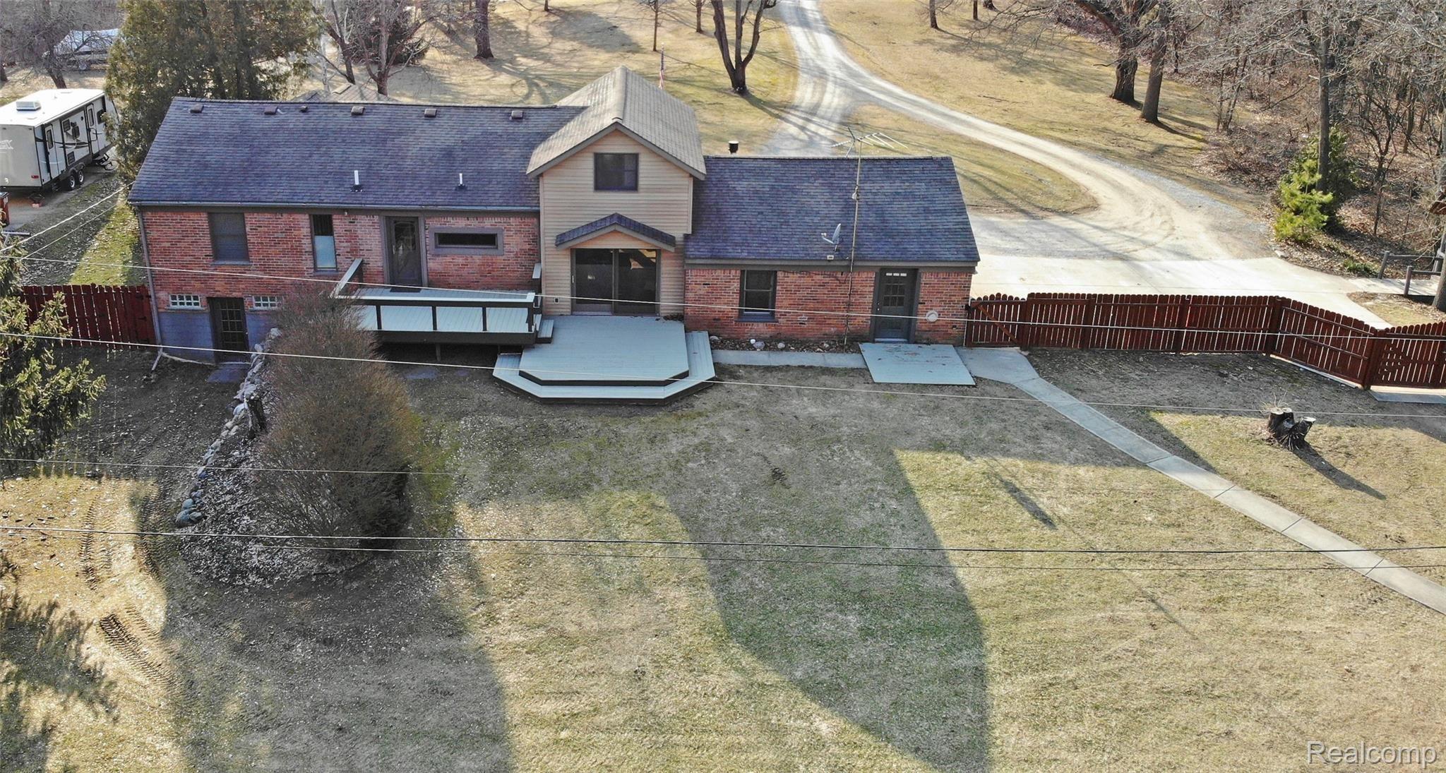 1085 Bird Road Ortonville, MI 48462 - Photo 56 of 79 56) Aerial Back of House.jpg