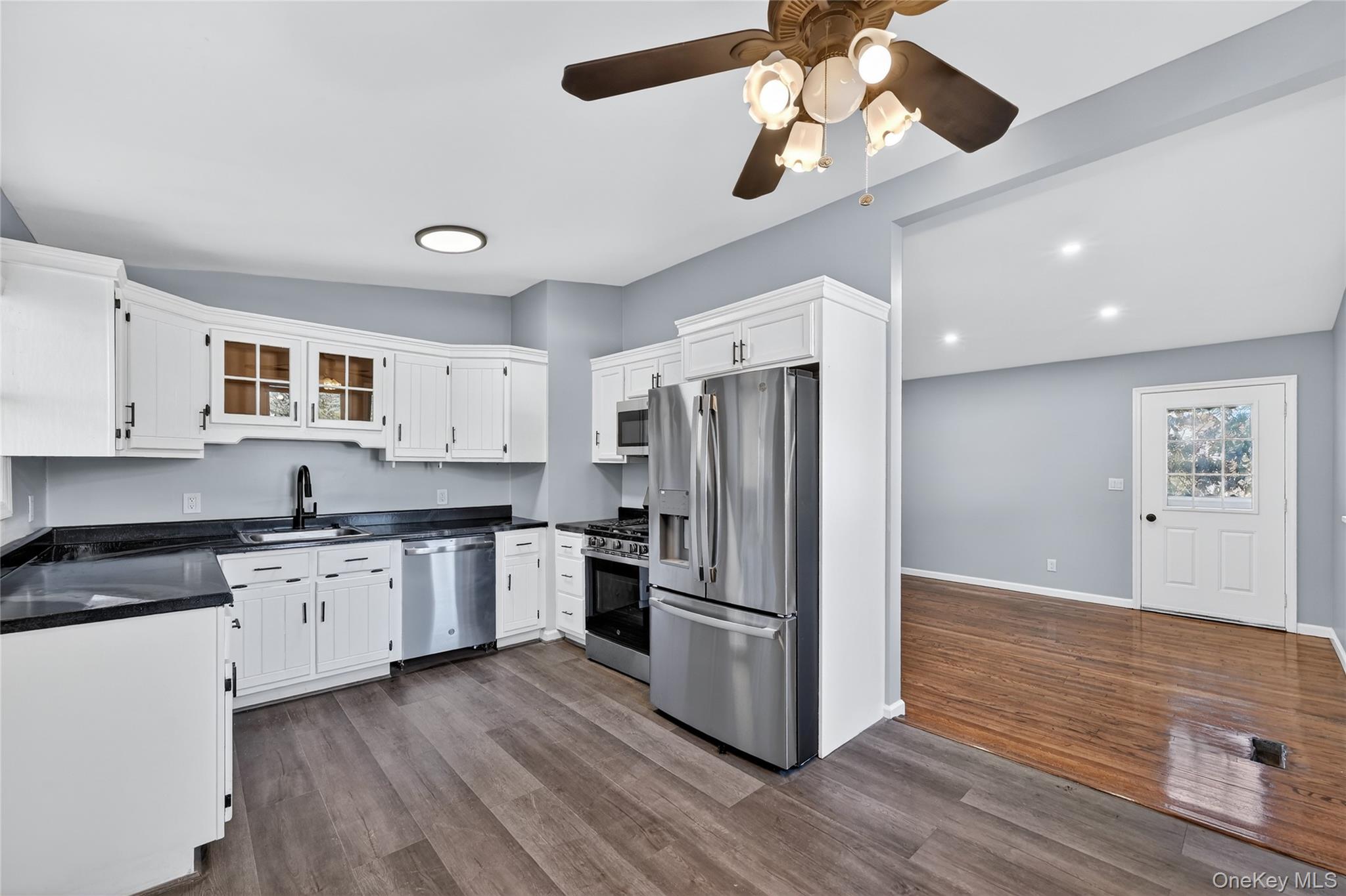 2 The Curve Road Rock Hill, NY 12775 - Photo 9 of 31 a kitchen with granite countertop a refrigerator and a stove