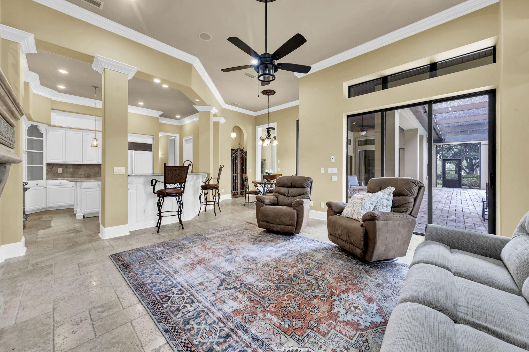 428 Captains Circle Destin, FL 32541 - Photo 29 of 68 a living room with furniture and a large window