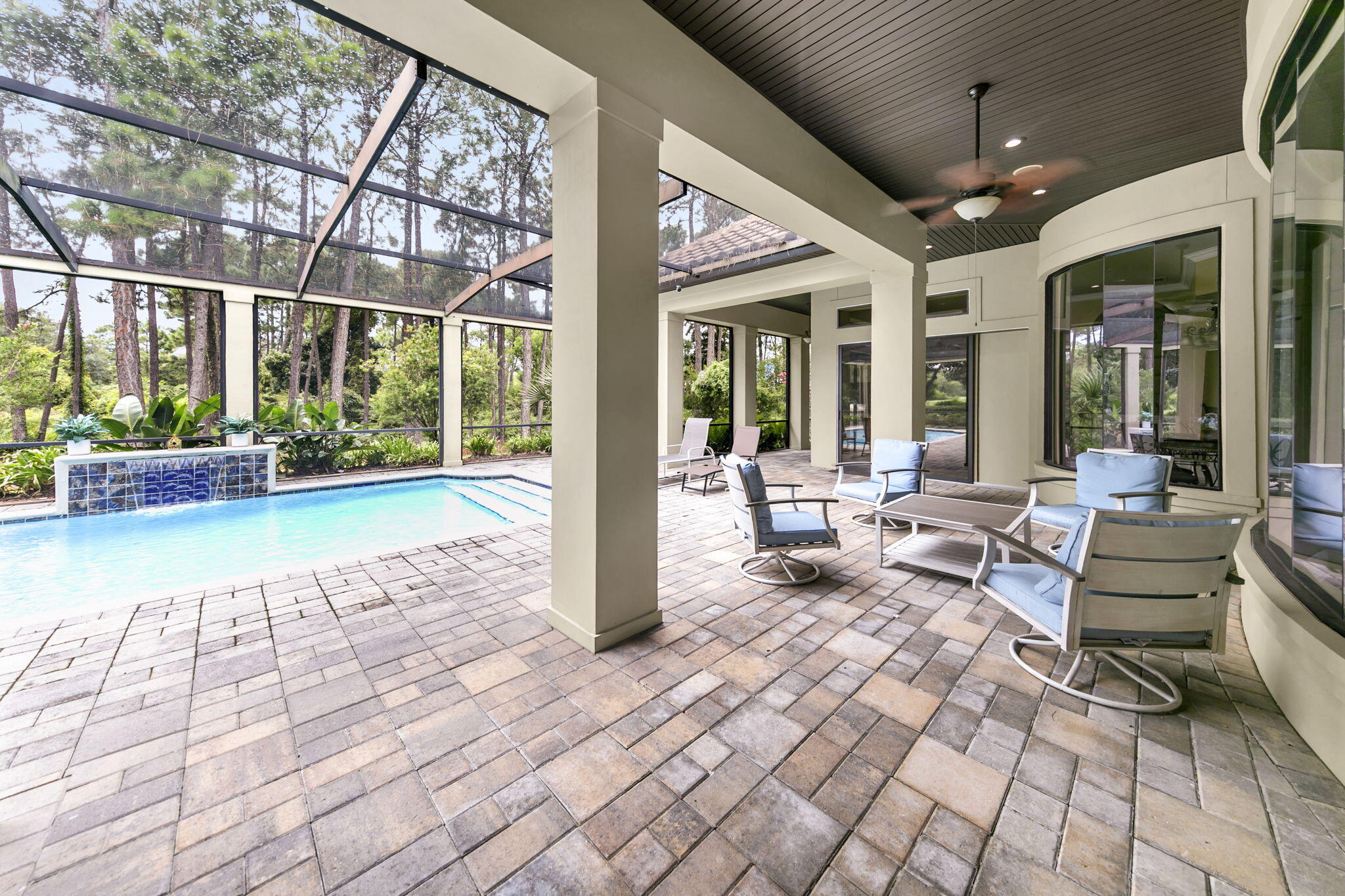 428 Captains Circle Destin, FL 32541 - Photo 36 of 68 a lobby with furniture and floor to ceiling window