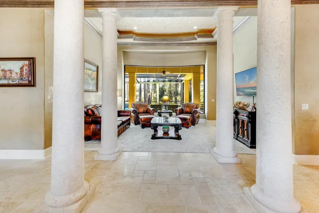 a view of living room with furniture