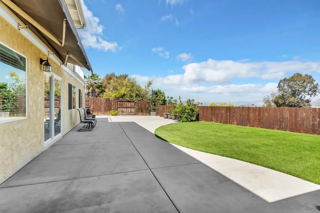 1509 Honey Hill Road El Cajon, CA 92020 - Photo 40 of 49 a view of a patio with a yard