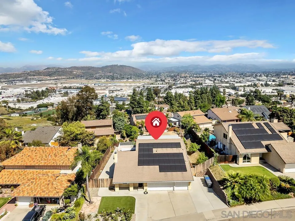 1509 Honey Hill Road El Cajon, CA 92020 - Photo 46 of 49 an aerial view of residential houses with outdoor space