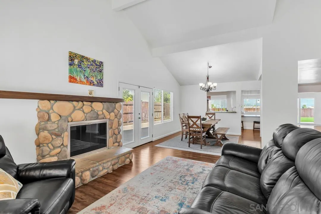 1509 Honey Hill Road El Cajon, CA 92020 - Photo 7 of 49 a living room with furniture and a fireplace