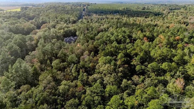 an aerial view of a houses with houses