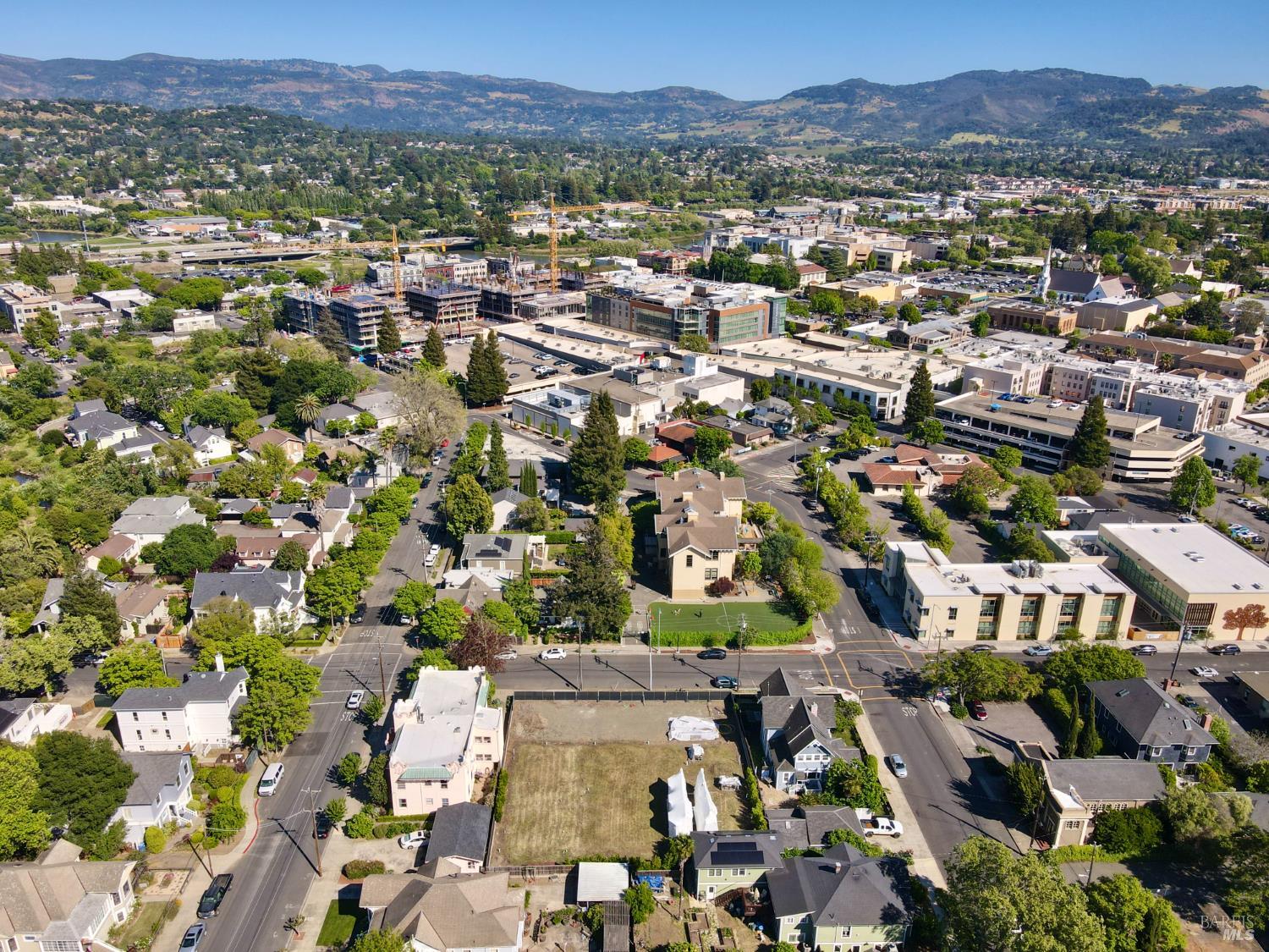 1221 Seminary Street Napa, CA 94559 - Photo 4 of 7 an aerial view of multiple house