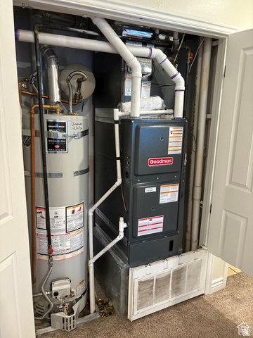 1559 Riverside Avenue, Unit 9 Provo, UT 84604 - Photo 11 of 12 Utilities with heating unit and gas water heater