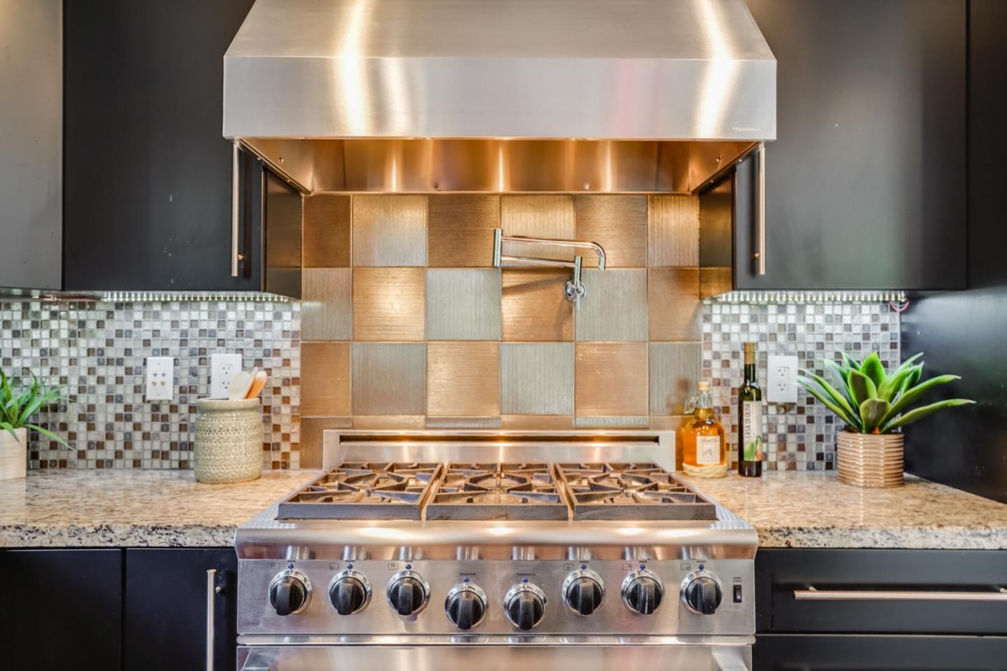 309 Darrell Road Burlingame, CA 94010 - Photo 25 of 94 a bathroom with a granite countertop sink and a mirror