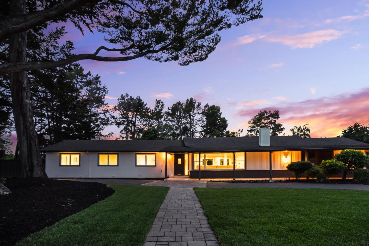 309 Darrell Road Burlingame, CA 94010 - Photo 3 of 94 a view of a swimming pool with a yard and a large tree