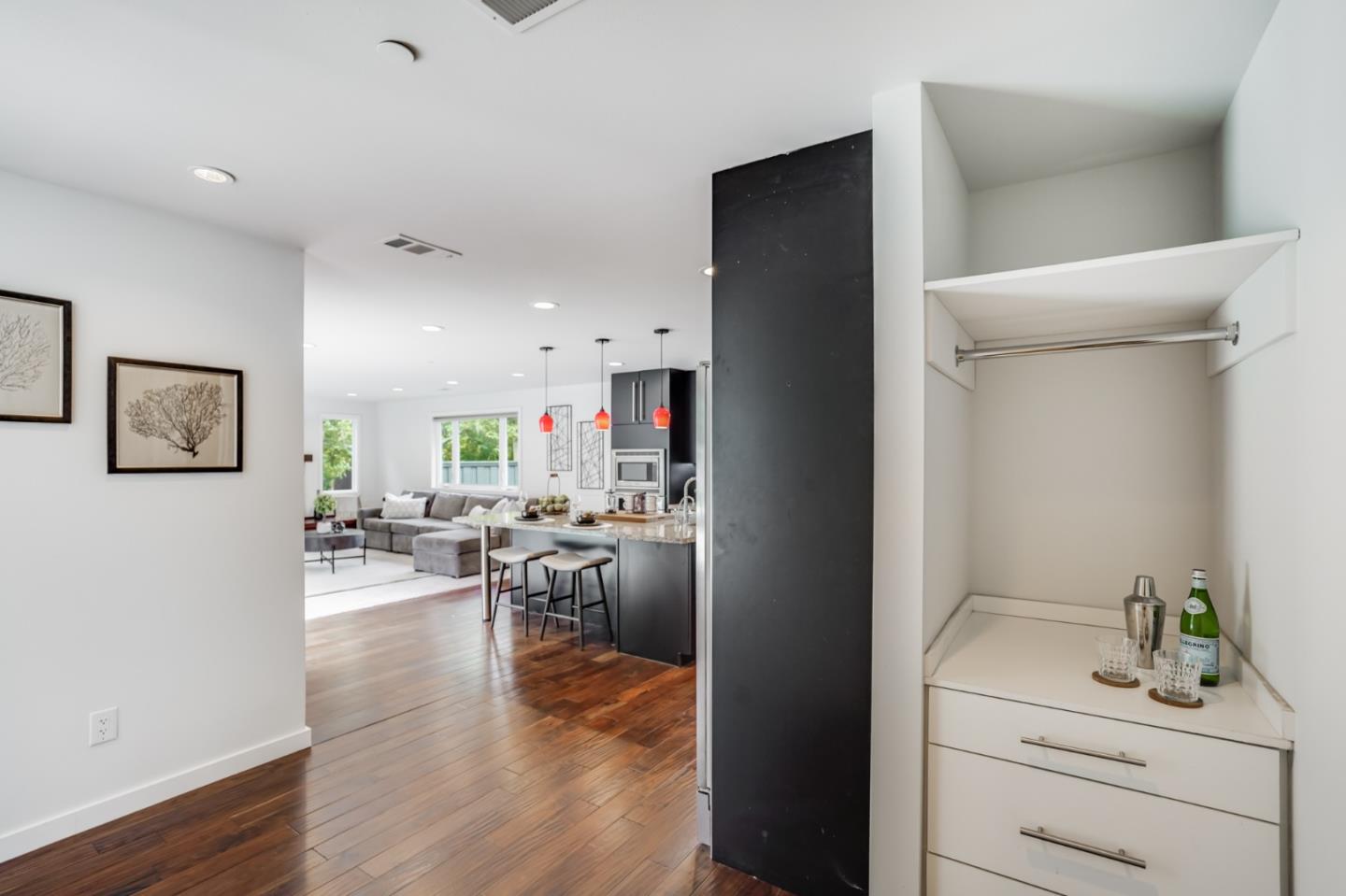 309 Darrell Road Burlingame, CA 94010 - Photo 31 of 94 a living room with furniture and a wooden floor