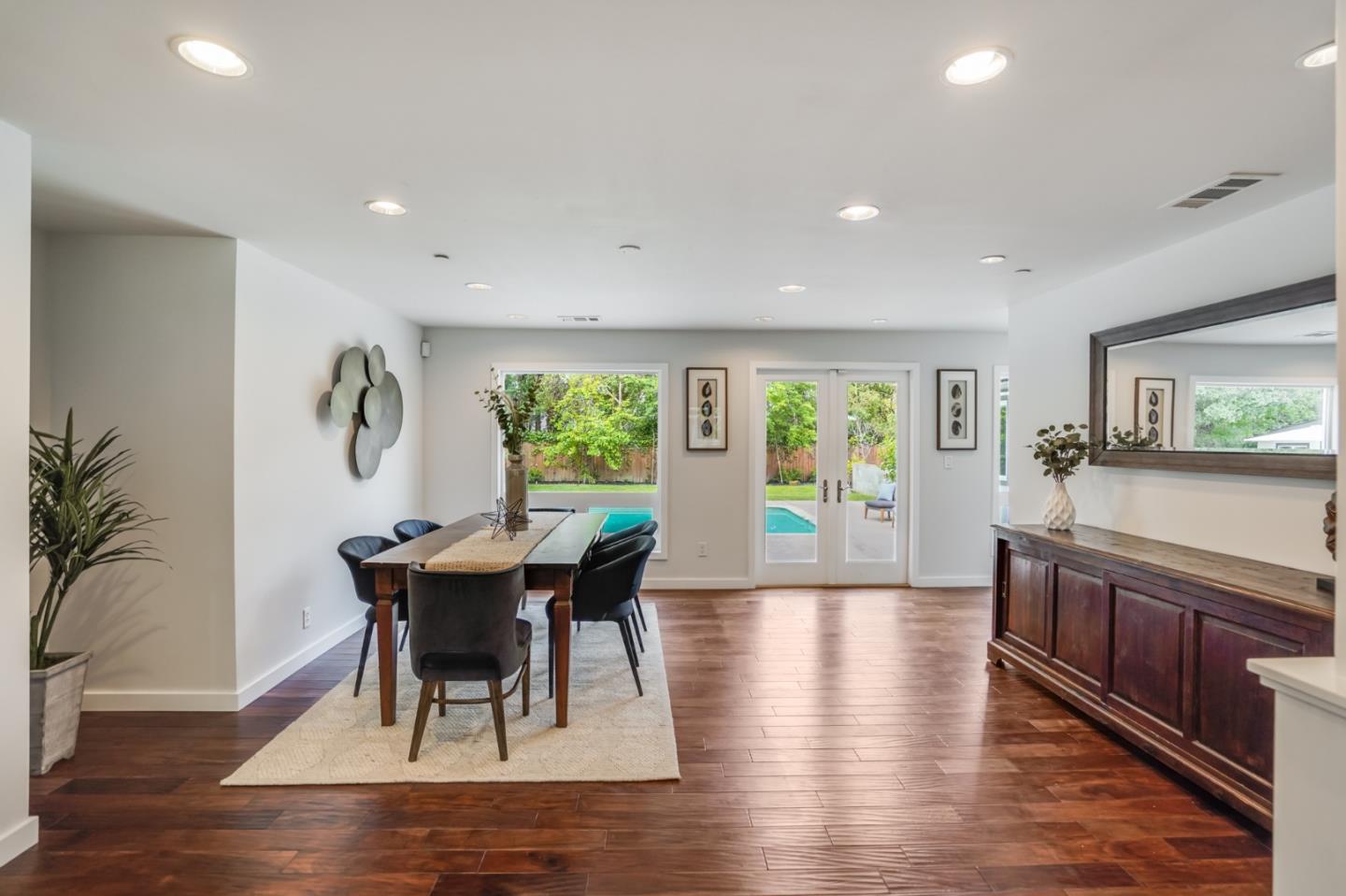 309 Darrell Road Burlingame, CA 94010 - Photo 38 of 94 a view of a dining room with furniture window and wooden floor