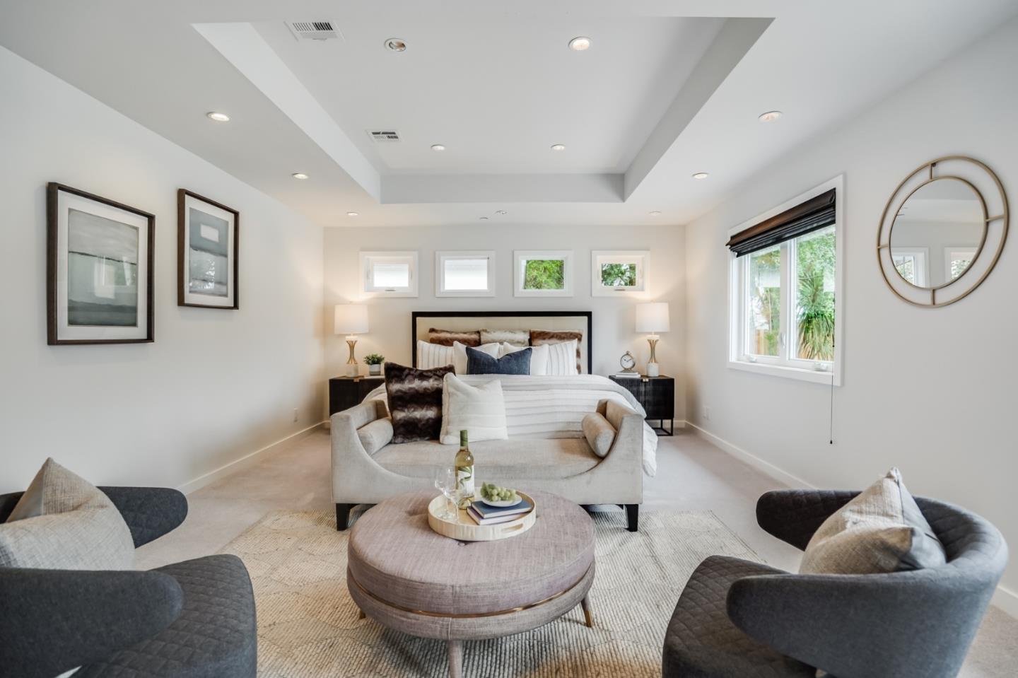 309 Darrell Road Burlingame, CA 94010 - Photo 58 of 94 a living room with furniture and a fireplace