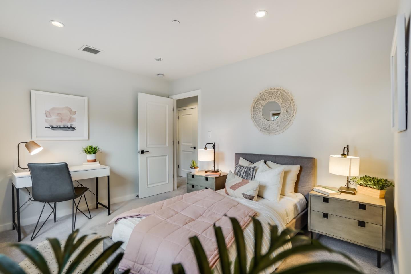 309 Darrell Road Burlingame, CA 94010 - Photo 70 of 94 a bedroom with a bed and a chair