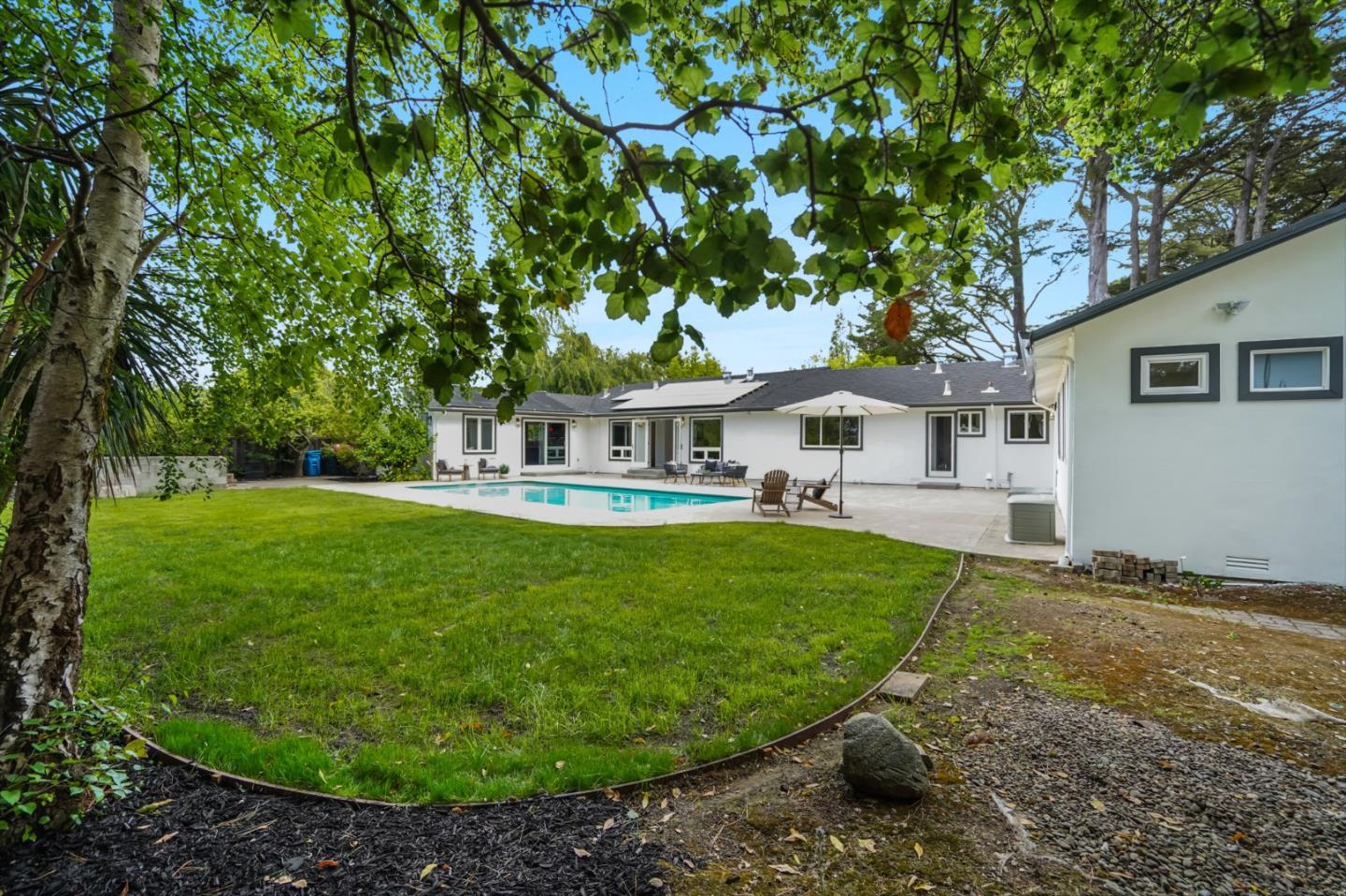 309 Darrell Road Burlingame, CA 94010 - Photo 75 of 94 a view of a house with a backyard
