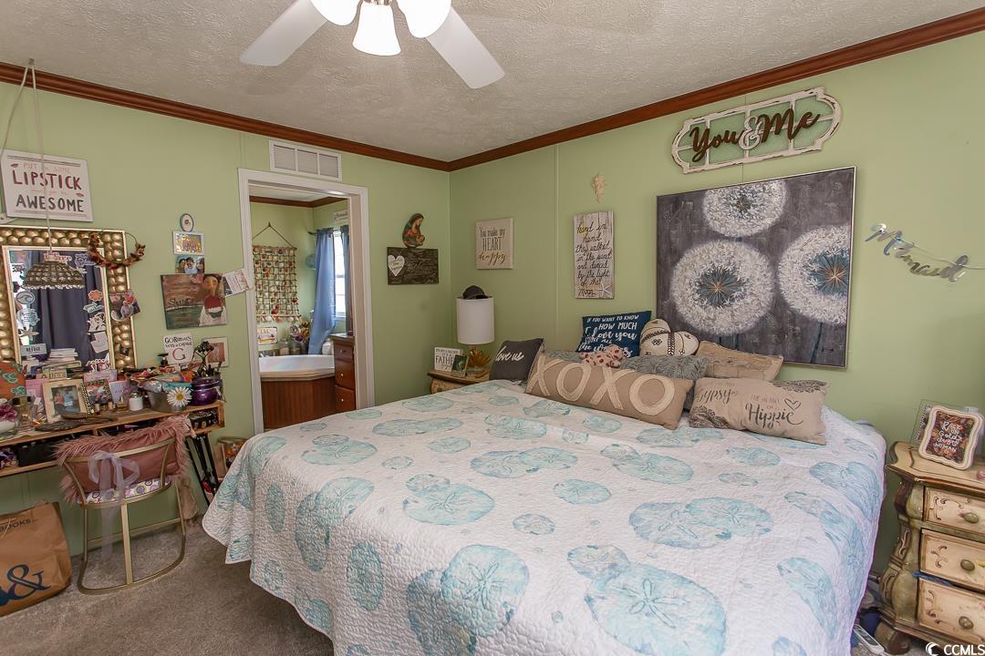 1051 Hunter Way Conway, SC 29526 - Photo 16 of 27 Carpeted bedroom featuring ceiling fan, ensuite ba