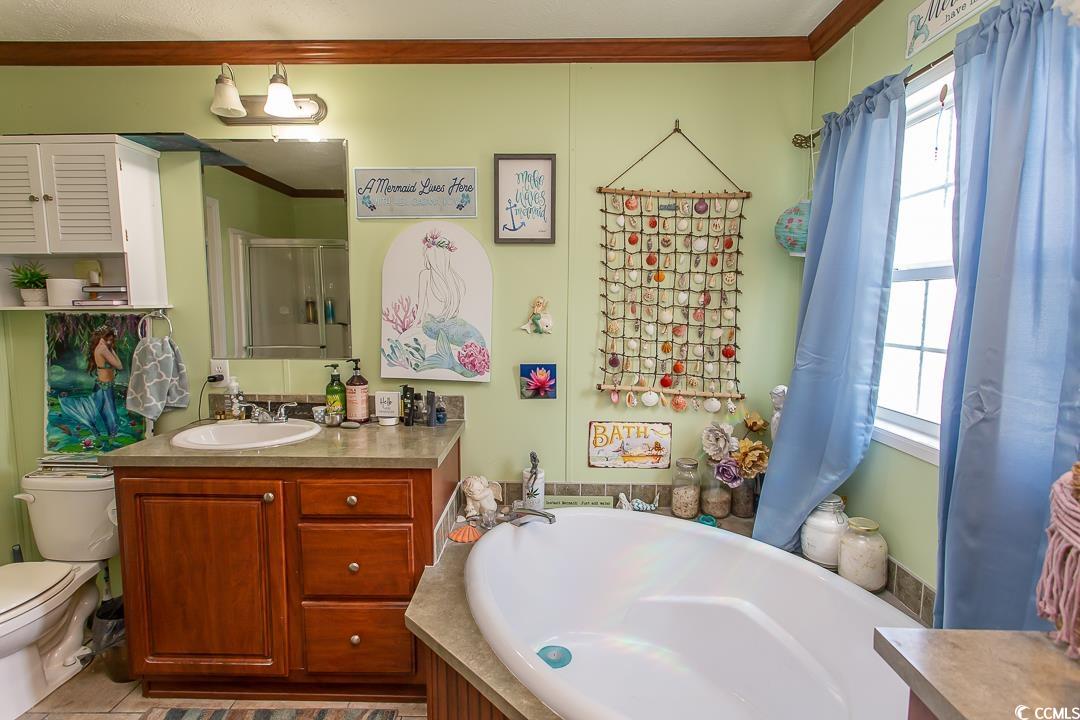 1051 Hunter Way Conway, SC 29526 - Photo 18 of 27 Full bathroom with vanity, a wealth of natural lig