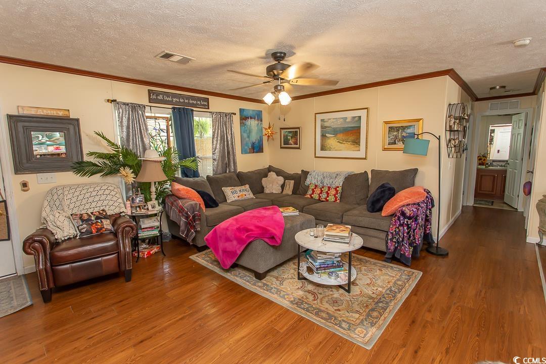 1051 Hunter Way Conway, SC 29526 - Photo 8 of 27 Living room featuring hardwood / wood-style floors