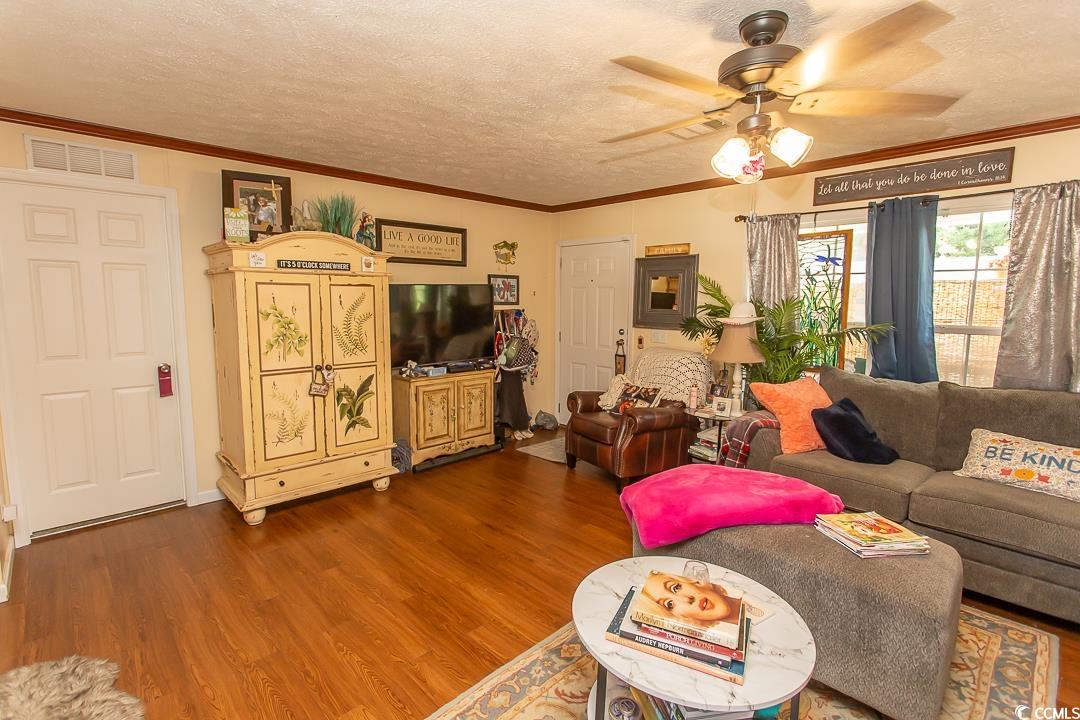 1051 Hunter Way Conway, SC 29526 - Photo 10 of 27 Living room with hardwood / wood-style flooring, c