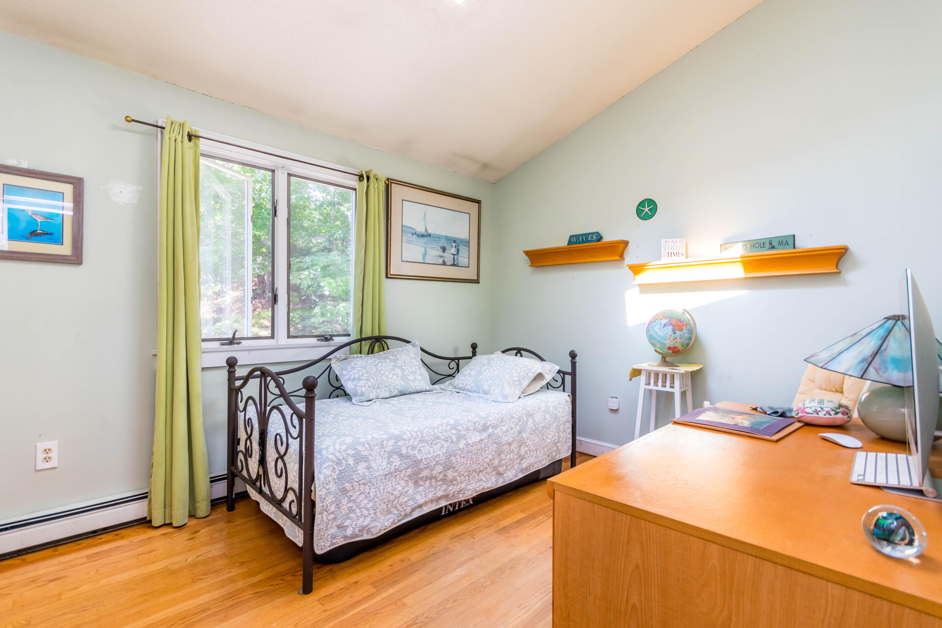 305 County Road Monument Beach, MA 02532 - Photo 20 of 34 a bedroom with 2 bed and a window