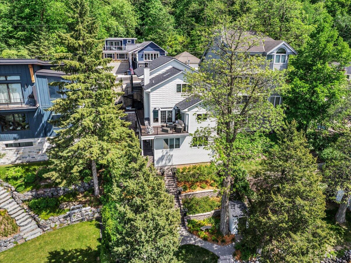 4763 Fontana Beach Road, Unit 4762 Polk, WI 53086 - Photo 64 of 100 Aerial - Lake House