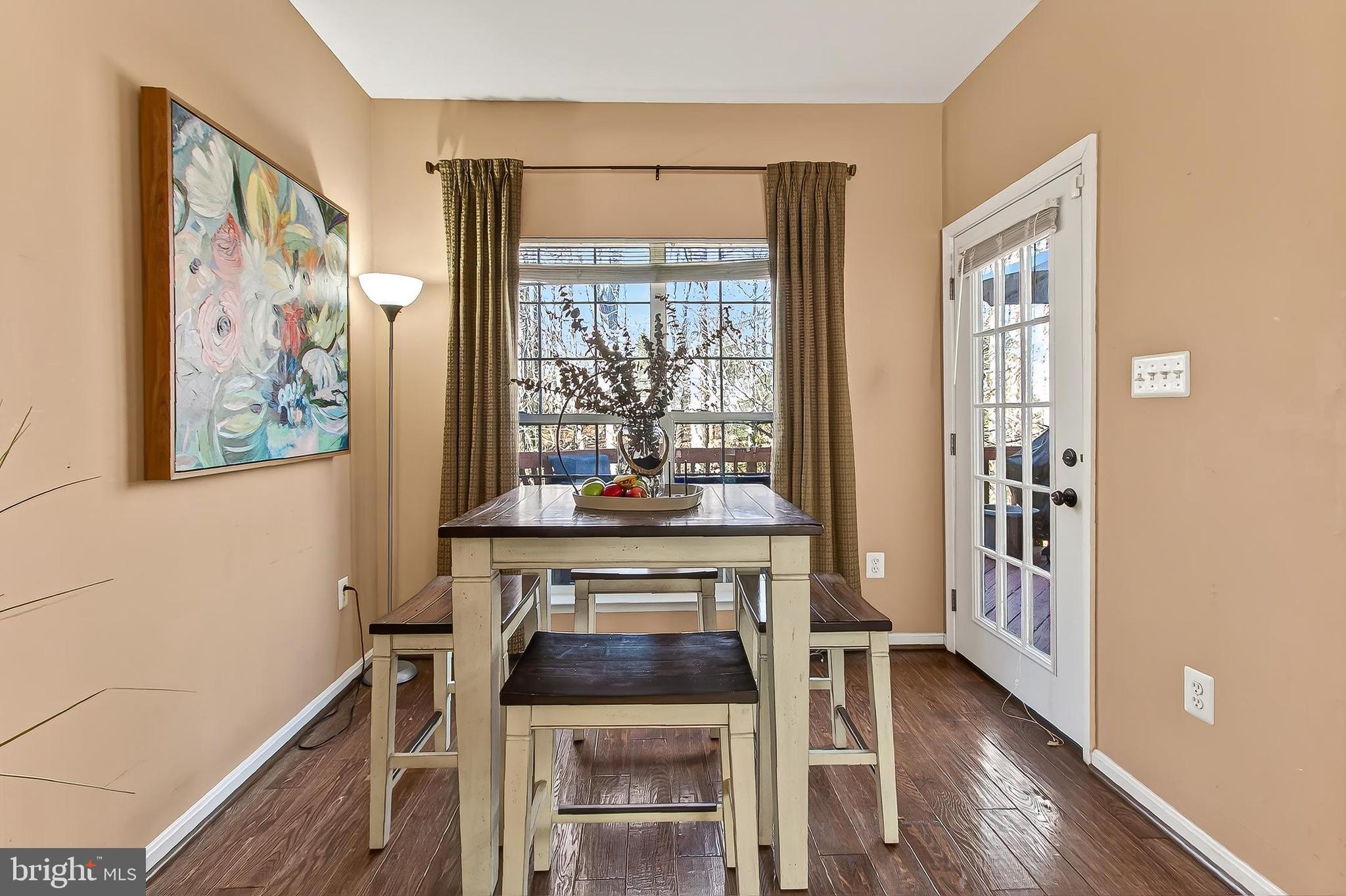 8445 Carmela Circle Springfield, VA 22153 - Photo 22 of 53 Informal dining nook leads to deck