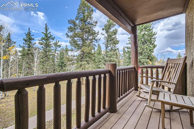 182 Joshua Road Divide, CO 80814 - Photo 25 of 35 View of wooden terrace
