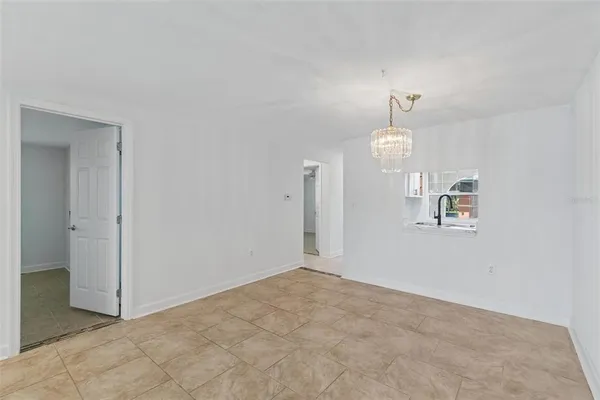 a view of an empty room
